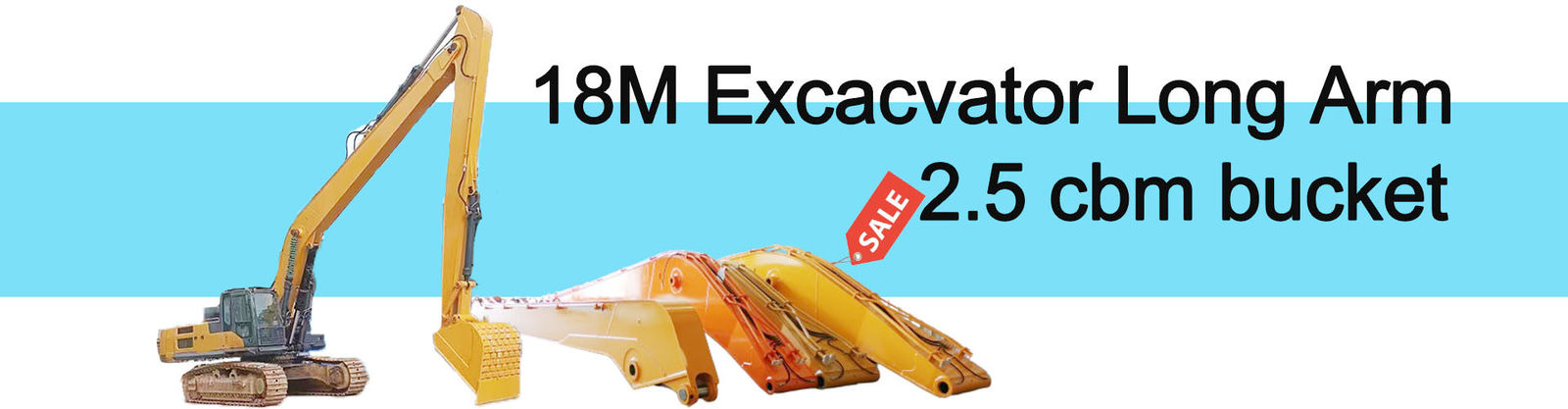 cánh tay đóng cọc máy xúc