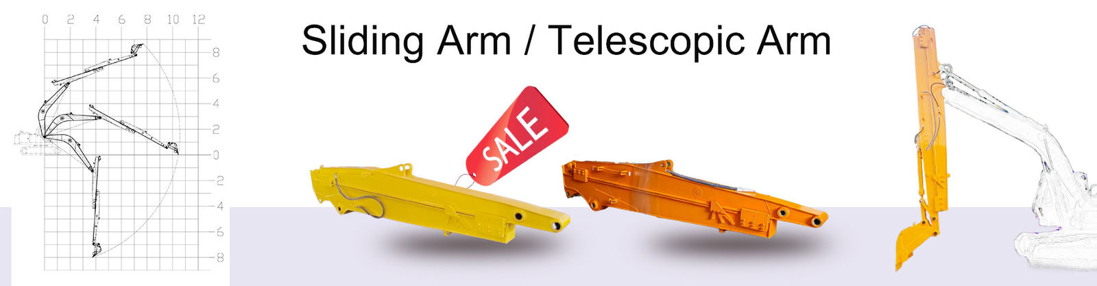 cánh tay máy xúc