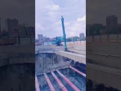 Cánh tay kính thiên văn ba phần của máy đào