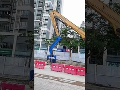 Cat 336D người lái xe đống Excavator với thép đống Excavator Q690D Excavator Long Reach Arm