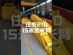 Máy xúc dài 16m Tăng vóc tay máy xúc dài