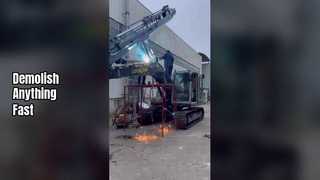 Búa phá thủy lực hạng nặng Công cụ phá hủy mạnh mẽ cho máy xúc 0,5-10T Xây dựng mini