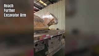 Máy xúc cánh tay dài sẵn sàng gửi