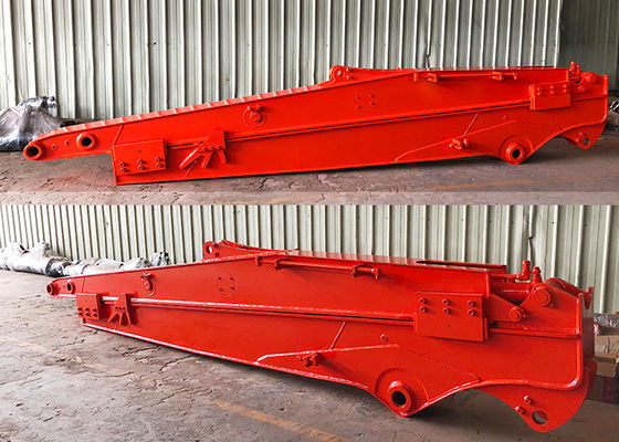 12M Telescopic Excavator Sliding Boom Arm With Bucket Để đào hố nền tảng