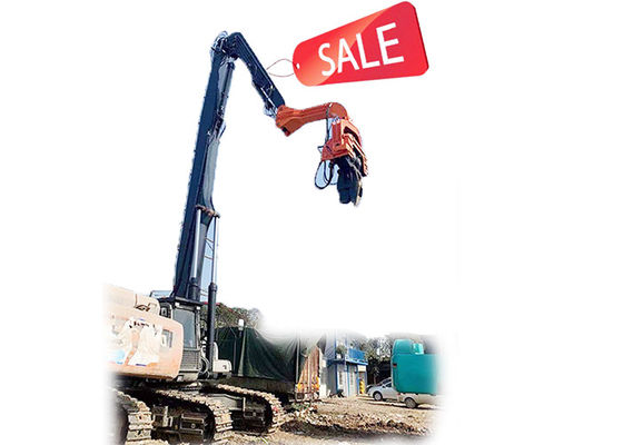 24m Excavator Stack Driving Arm, Long Reach Boom cho máy đào 65ton