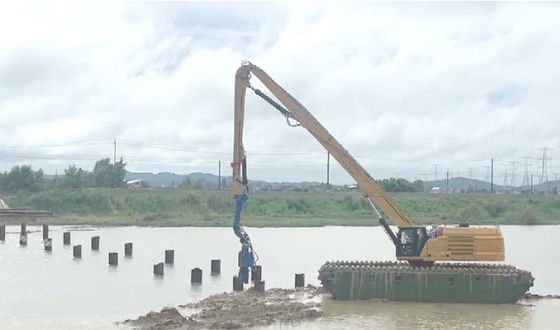 Cần đóng cọc máy đào Q355B Đóng cọc bê tông Cọc thép cho