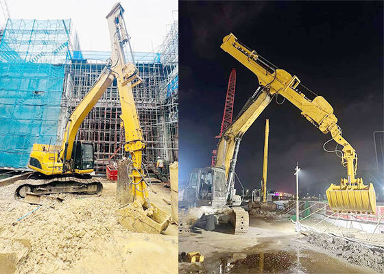 25m BS900E Hydraulic Digger Dipper Arm Extendable Arm cho đào hố sâu