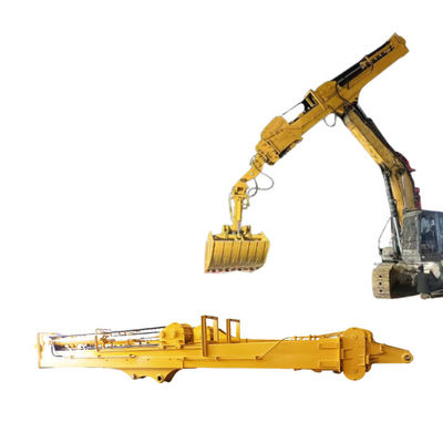 3 phần Excavator Telescopic Boom Dipper Arm với 0.4cbm đến 2.5cbm Bucket