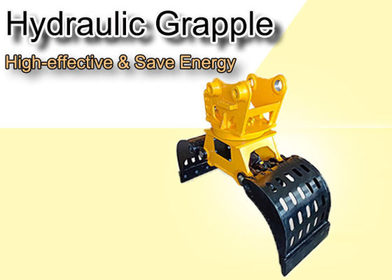 xoay Hydraulic Grapple cho 4-55tons Excavator Grabbing Log Rock Materials