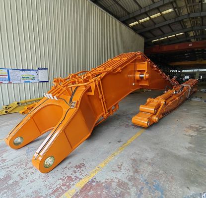 Q690D Excavator Long Reach Boom With Bucket Cylinder Để dỡ cát