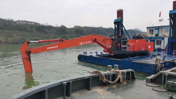 22m Excavator Long Reach Boom Dọn dẹp dầm sông Dredging Excavator Long Arm