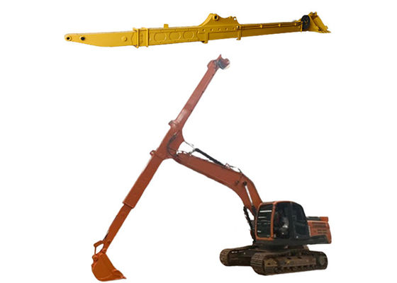 Q690D HG785 Long Reach Excavator Telescopic Arm với Bucket Digging Foundation Pit