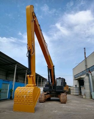 Máy đào Long Reach Attachment Boom Arm 18m 16m Màu vàng hiệu quả cao