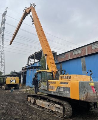 3 phần Long Reach Excavator Demolition Arm High Reach Boom Cho Mèo Komatsu