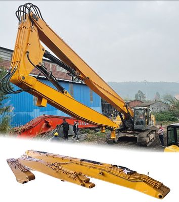 3 phần Long Reach Excavator Demolition Arm High Reach Boom Cho Mèo Komatsu