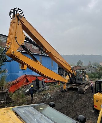 Máy đào màu tùy chỉnh phá hủy cánh tay dài với máy cắt râu thủy lực