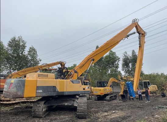 Máy đào màu tùy chỉnh phá hủy cánh tay dài với máy cắt râu thủy lực