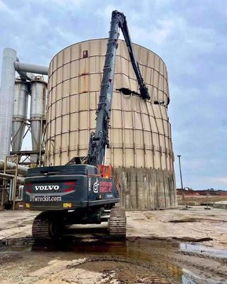 Ba phần Telescopic Demolition Boom, Q355B Q690D Demolition Excavator Arm