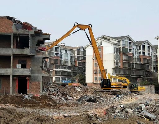 6-8Ton Long Reach Demolition Excavator Boom cho việc phá hủy tòa nhà