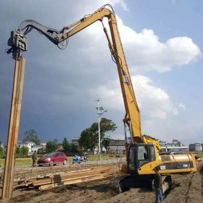 Loại máy đào hạng nặng Ứng dụng lái xe đống cánh tay rung cho các công trình xây dựng