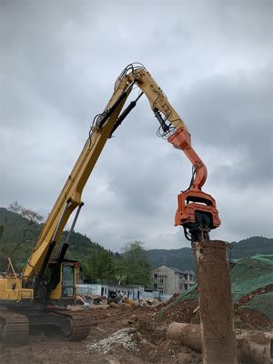 Máy đào đắp tấm tay lái Long Reach Arm, Máy đào tay đẩy tay