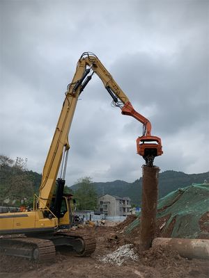 Máy đào đắp tấm tay lái Long Reach Arm, Máy đào tay đẩy tay