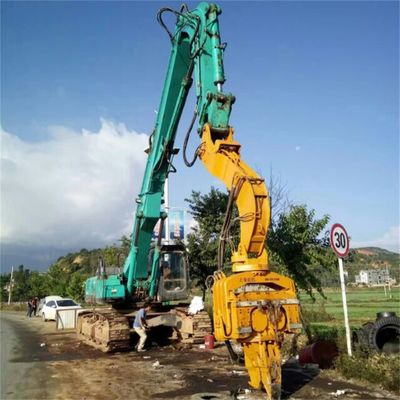 Tùy chỉnh màu sắc Excavator đống lái boom cánh tay với Hammer Auger gắn