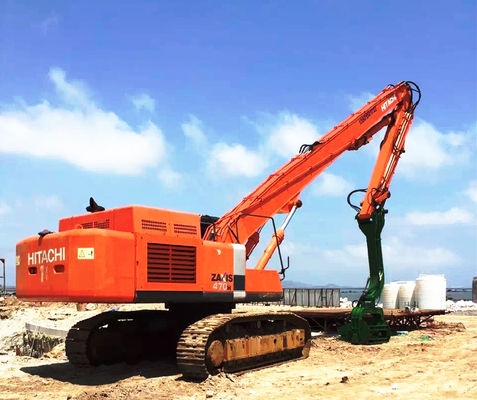 Tùy chỉnh màu sắc Excavator đống lái boom cánh tay với Hammer Auger gắn