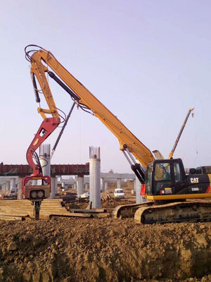 20-85ton Excavator Long Reach Hydraulic Piling Arm cho khoan nền tảng sâu