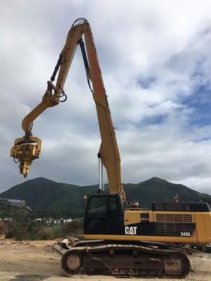 Cần cẩu 13,5-18m cho máy đào 30-50 tấn, phụ kiện đóng cọc tấm Q355B Q690D tùy chỉnh
