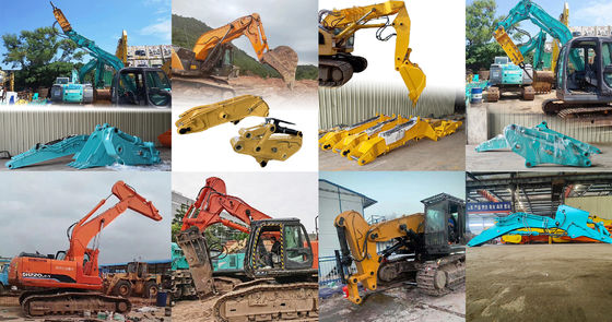 Máy đào nhẹ Boom đường hầm cánh tay ngắn đa dụng để dễ dàng xử lý