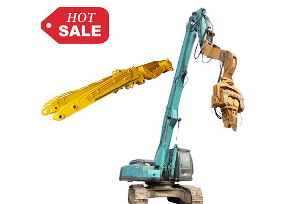 Tùy chỉnh màu sắc Excavator đống lái boom cánh tay với Hammer Auger gắn