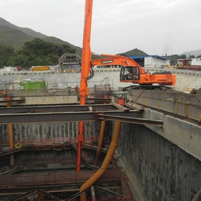 Máy đào ba phần cánh tay ống kính cho máy móc nặng