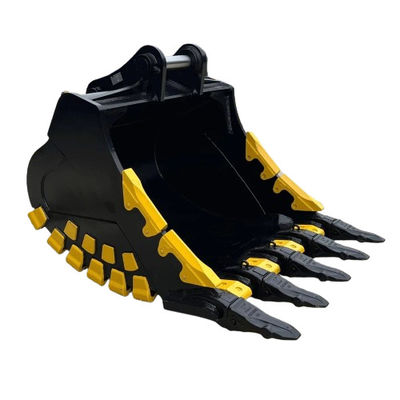 Thiết kế tăng cường Heavy Duty Rock Bucket, Excavator Rock Crusher Bucket
