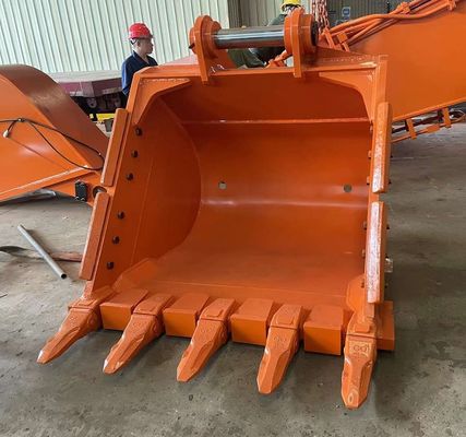 Thiết kế răng tối ưu Excavator Rock Bucket For Construction Demolition Work