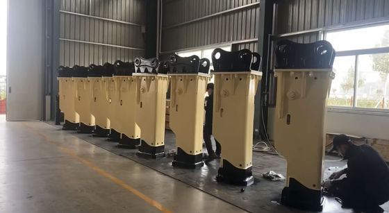 65 tấn máy đào vỡ trong hộp loại máy đào