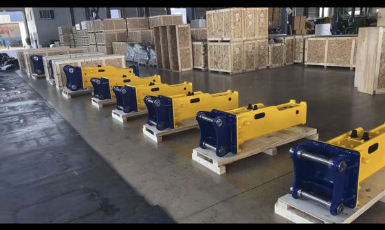 Hộp loại 1 tấn Excavator Rock Breaker For Cat Hitachi Komatsu Hammer