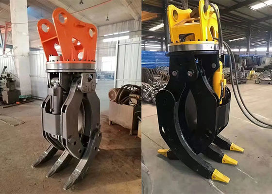 6-8T Máy đào Ứng cắm Ứng cắm thủy lực để nắm lấy đá gỗ
