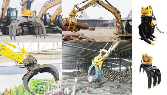 OEM Hydraulic Rotating Grapple cho máy đào 1-55 tấn