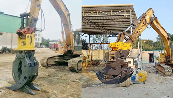 OEM Hydraulic Rotating Grapple cho máy đào 1-55 tấn