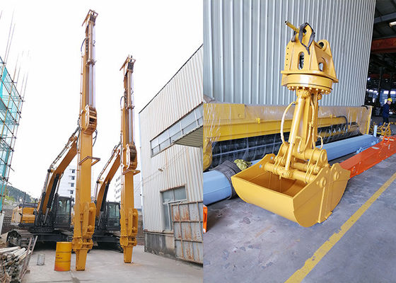 Máy đào cánh tay kính thiên văn 18m cho máy đào 25ton