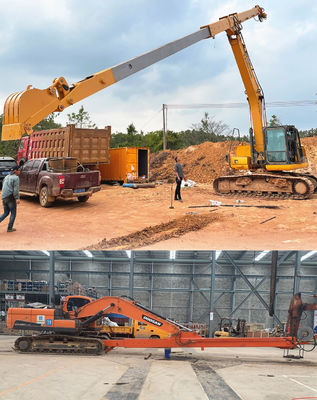 Công việc nặng hai phần Telescopic Arm Excavator Telescopic Boom Cho Xây dựng