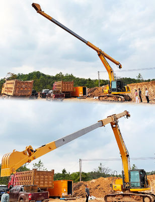 công việc nền tảng sâu thủy lực cánh tay kính thiên văn thợ khoan thanh thiên văn