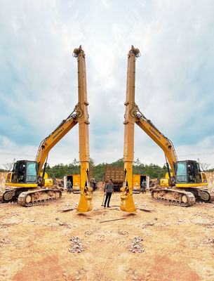 linh hoạt mạnh mẽ hai phần Extension Boom hai giai đoạn cánh tay kính thiên văn