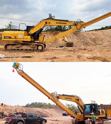 Cánh tay máy xúc kính thiên văn chuyên nghiệp với gầu tiêu chuẩn và gầu ngoạm — Hiệu suất đa năng, tải nặng