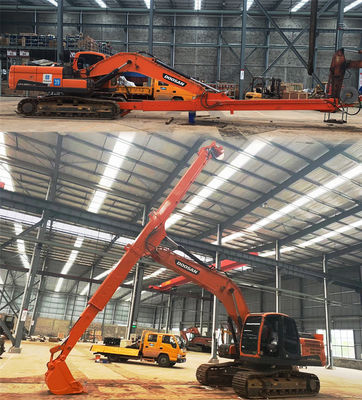 Cánh tay máy xúc kính thiên văn chuyên nghiệp với gầu tiêu chuẩn và gầu ngoạm — Hiệu suất đa năng, tải nặng
