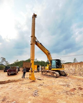 25m Long Reach Boom Excavator hai phần cánh tay kính thiên văn để bán