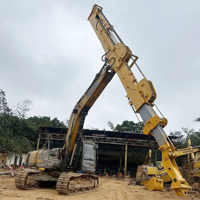 20m 25m Telescopic Dipper Arm với Clamshell Bucket Grapple Clamshell Telescopic Arm