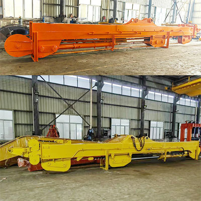 Máy đào cánh tay kính thiên văn với nắm và tầm xa sử dụng vật liệu tốt hơn