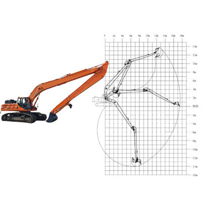 Hitachi Excavator Long Reach Boom Arm Boom Excavator cho tầm xa